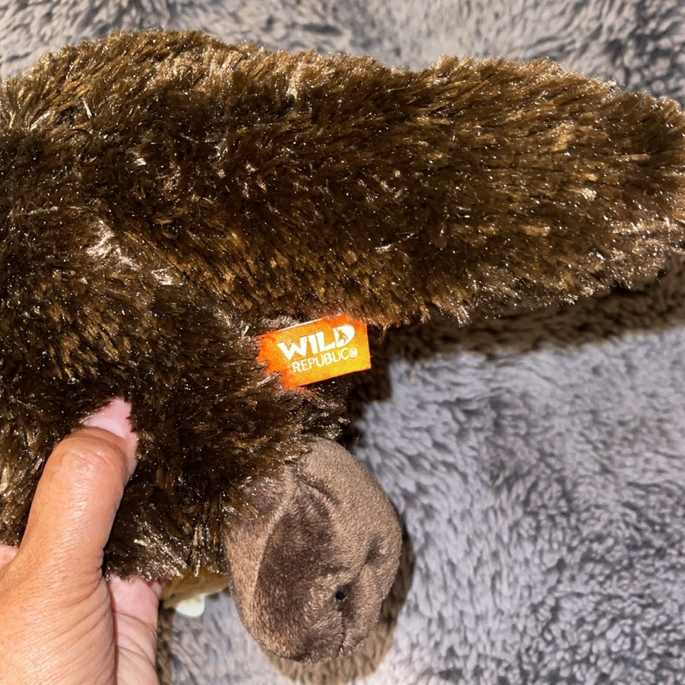 Wild Republic Plush Otter Stuffed Animal Pink Starfish NEW - Picture 6 of 6